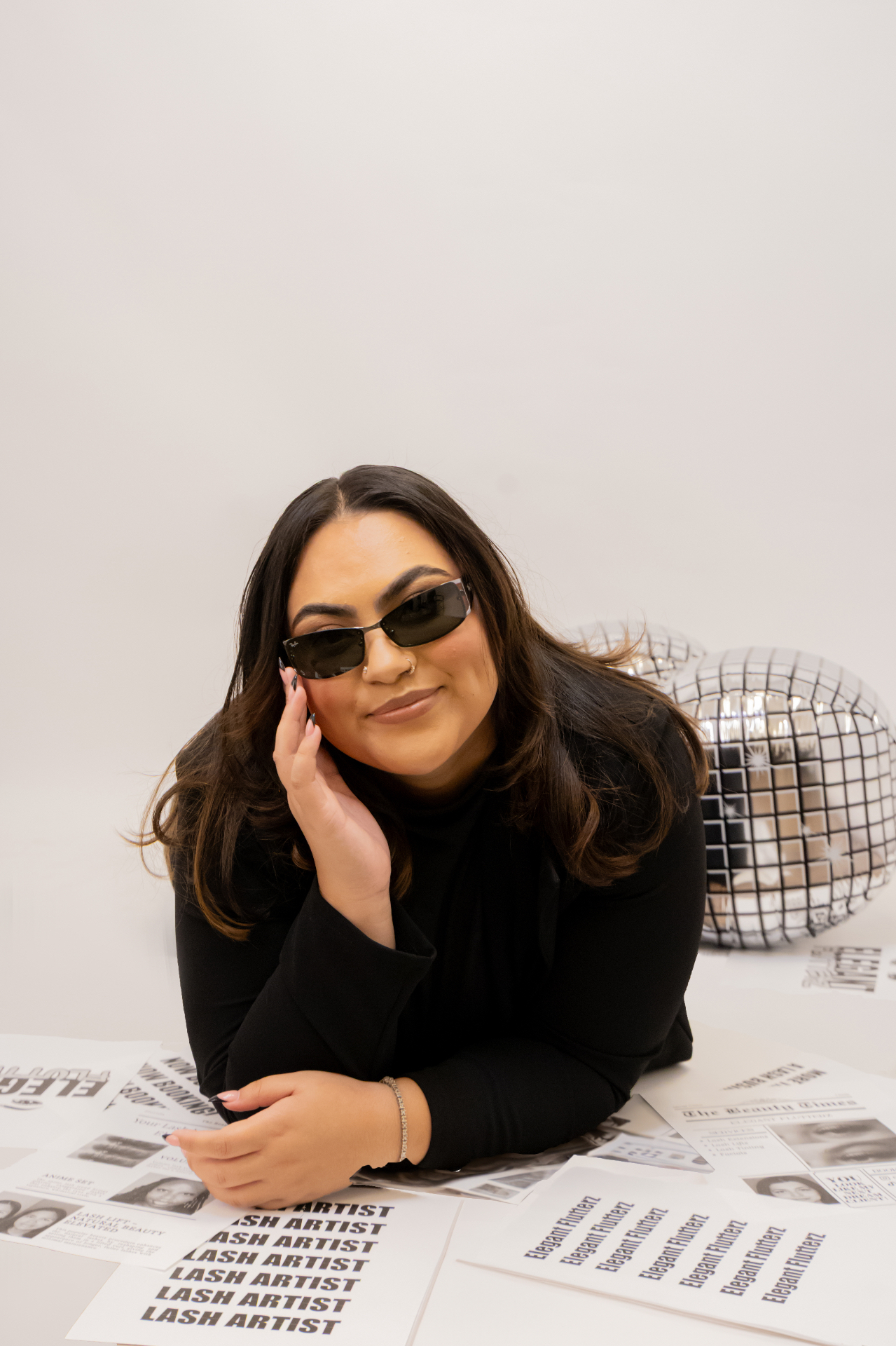 Alexis, licensed lash artist and owner of Elegant Flutterz